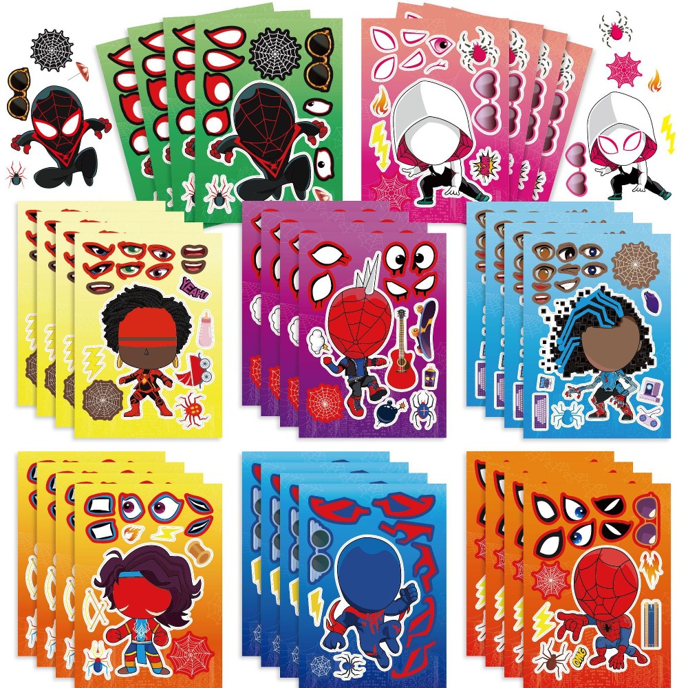 8/24pcs Spider Man  Puzzle Sti - Party Games Quiz 评论和价格