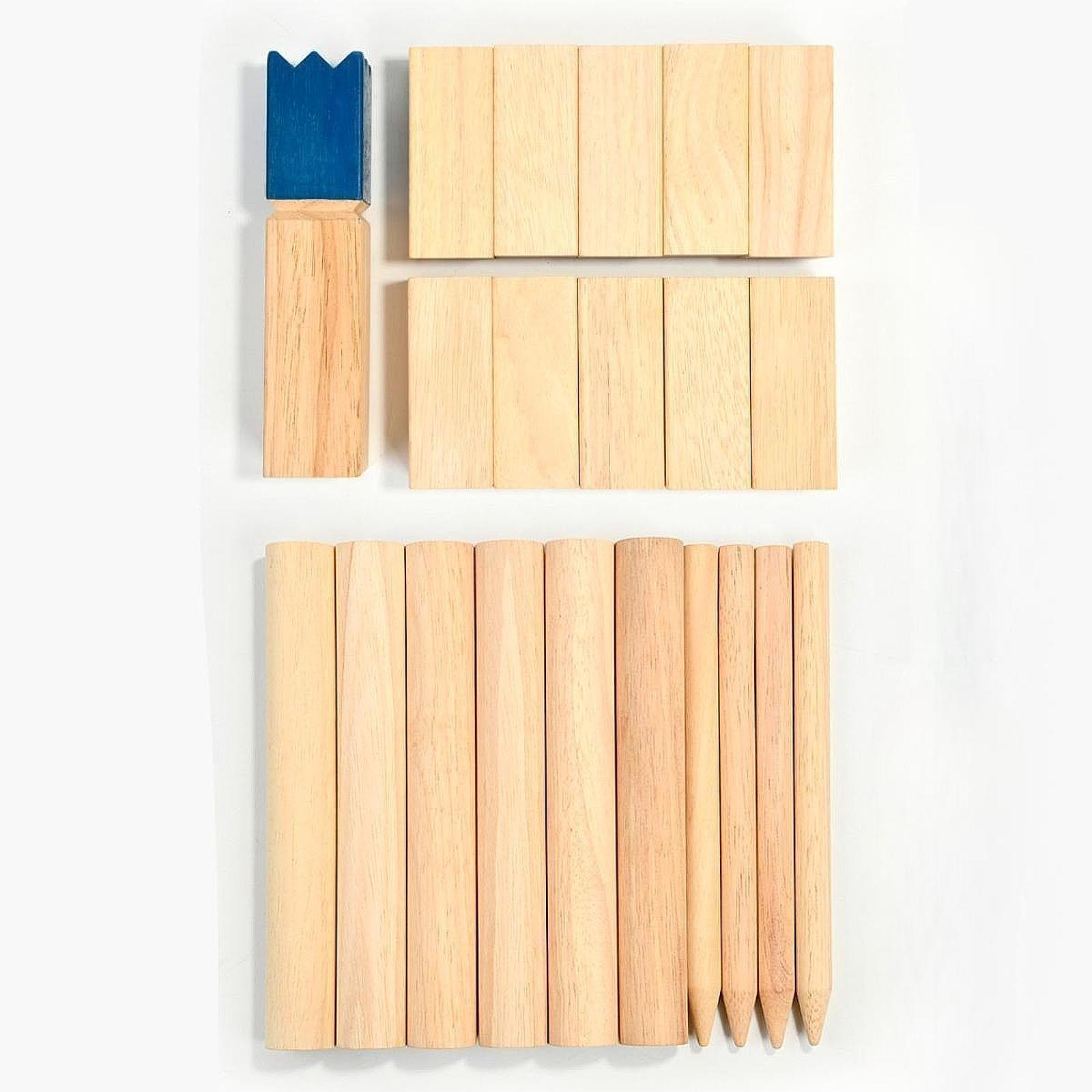 Yard Kubb Throwing Game Wooden - Kubb Game Yard 评论和价格
