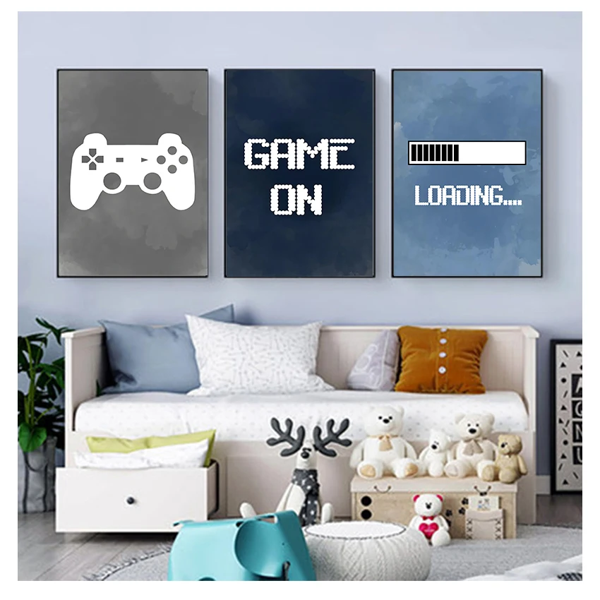 Nursery Boys Wall Decor , Gami - Party Games Kids 评论和价格