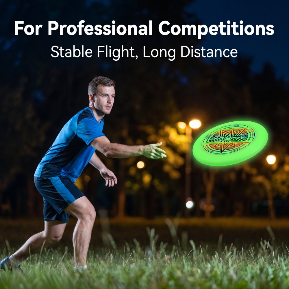 Glow-In-The-Dark Frisbee 175g  - Frisbee Freestyle Disc 评论和价格