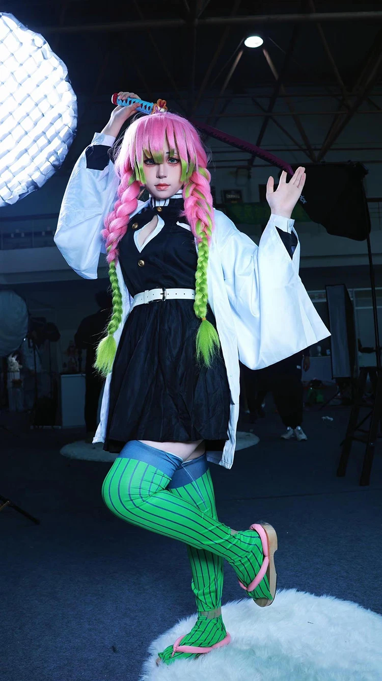 Anime Kanroji Mitsuri Cosplay  - Party Games Kids 评论和价格