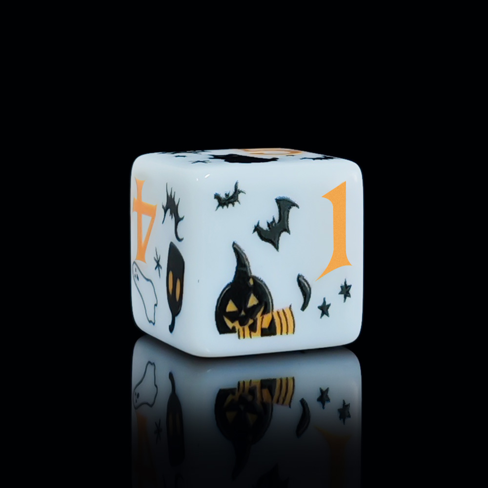 12Pcs 16MM White Acrylic Print - Party Games Console 评论和价格