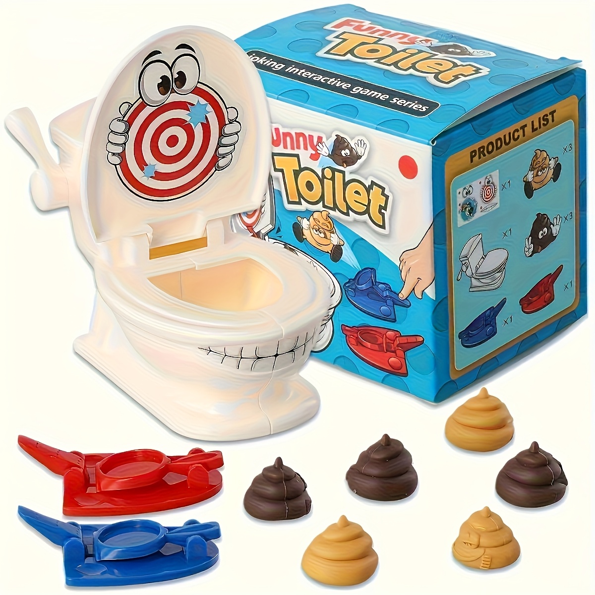 Mini Toilet Anti Stress Toys T - Party Games Console 评论和价格