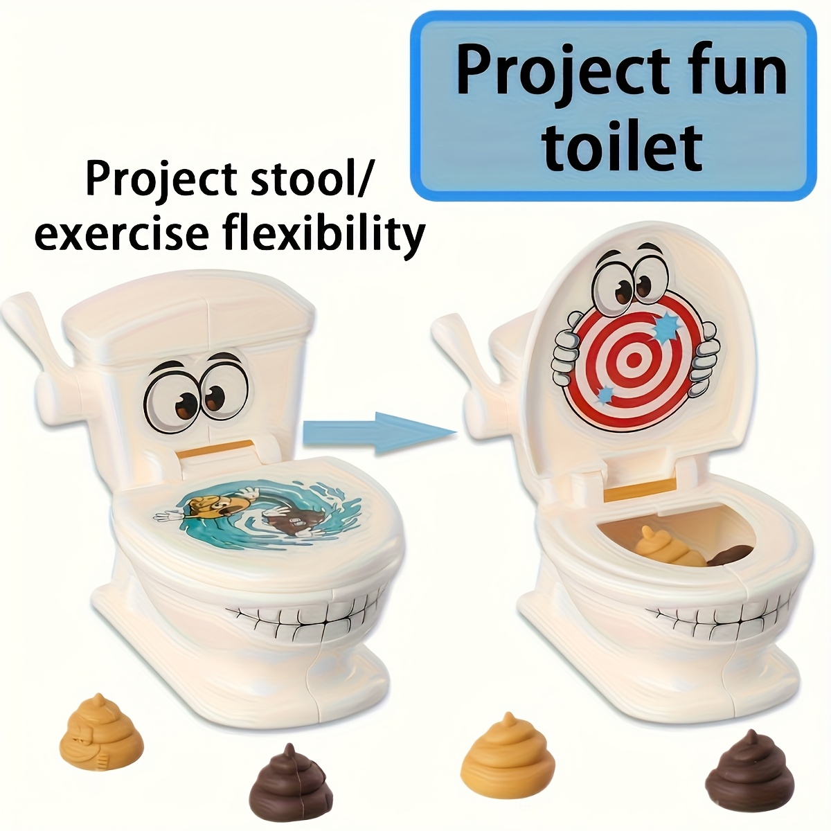 Mini Toilet Anti Stress Toys T - Party Games Console 评论和价格