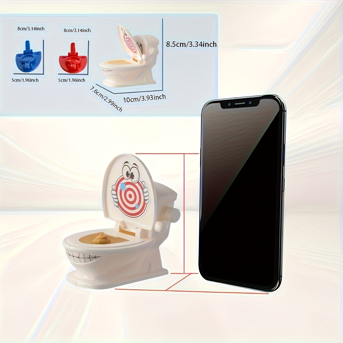 Mini Toilet Anti Stress Toys T - Party Games Console 评论和价格