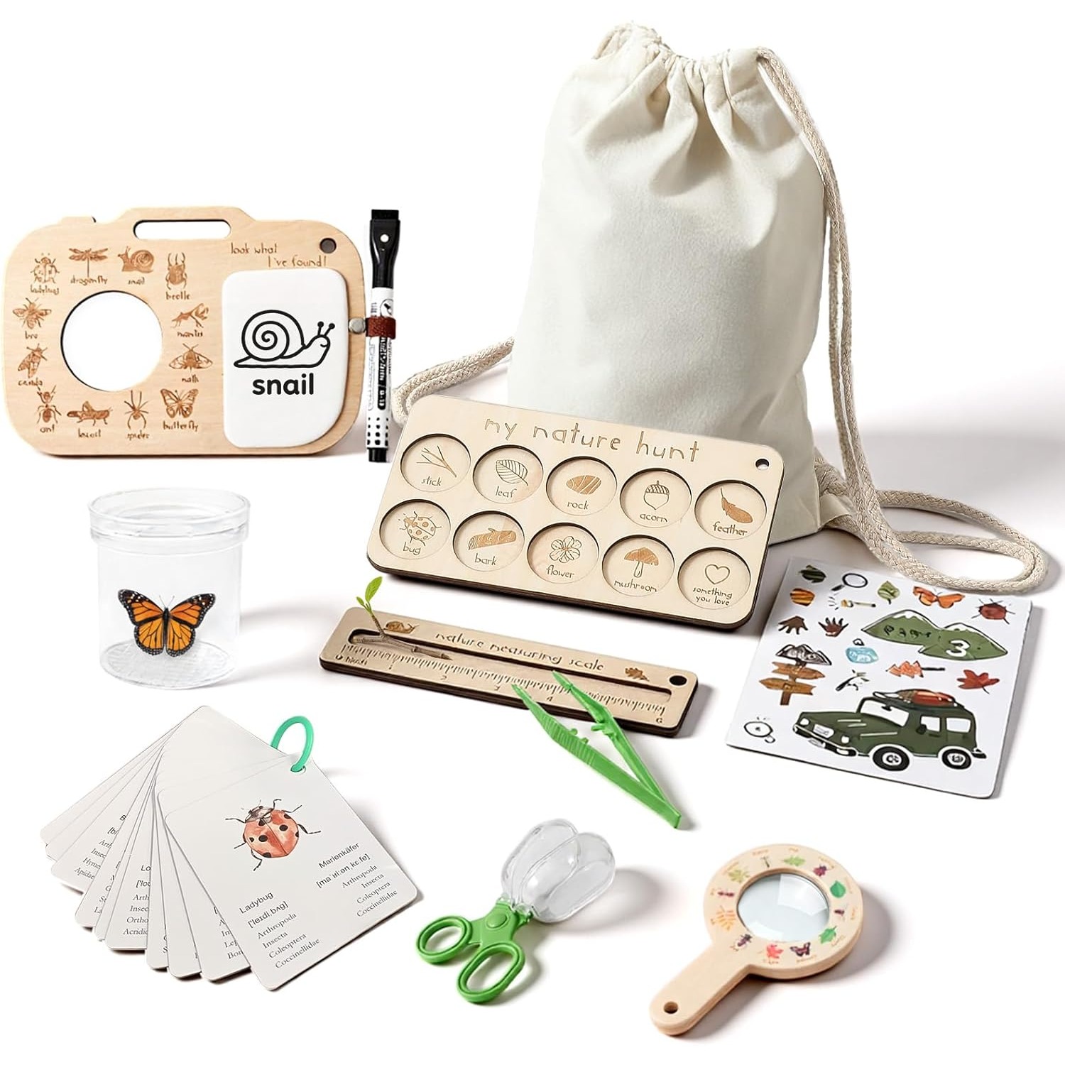 Bug Catcher Kit for Kids with  - Scavenger Hunt Card 评论和价格