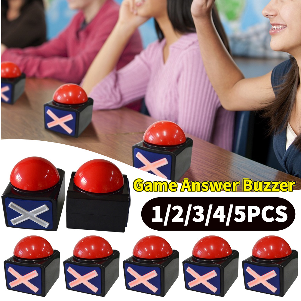 1-5Pcs Game Answer Buzzer Alar - Party Games Quiz For Adults 评论和价格